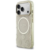 Etui Guess IML Peony Dot MagSafe do iPhone 17 Pro beżowy