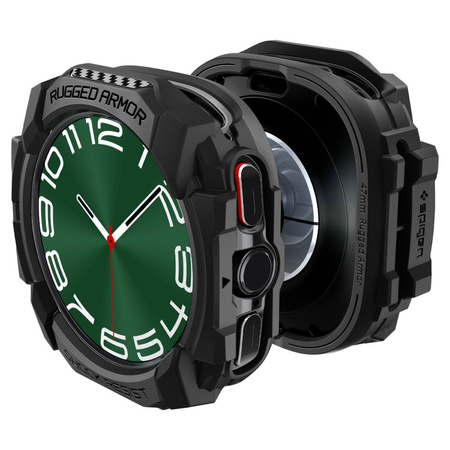 SPIGEN RUGGED ARMOR ETUI DO SAMSUNG GALAXY WATCH ULTRA 47 MM MATTE BLACK