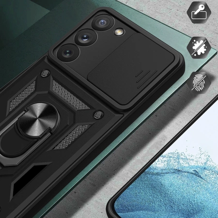 HURTEL ETUI DO SAMSUNG GALAXY S23 CAMSHIELD HYBRID ARMOR Z OCHRONĄ APARATU