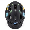Kask rowerowy dziecięcy MTB Wozinsky z odpinanym daszkiem 48-52 cm - czarny