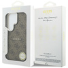 Etui Guess 4G Embossed Ring MagSafe do   Samsung Galaxy S26 Ultra brązowy