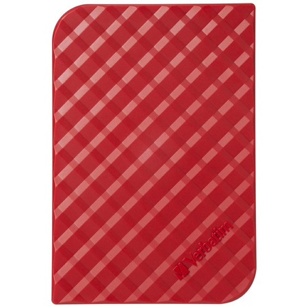 Dysk zewnętrzny Verbatim Store n Go USB 3.0 HDD 1TB czerwony 53203