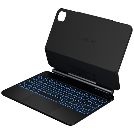 Etui Typecase Edge z klawiaturą do iPad Air 11" 2024/2025 czarny