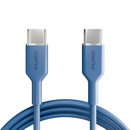 Kabel Puro ICON USB-C - USB-C 1,5m - niebieski
