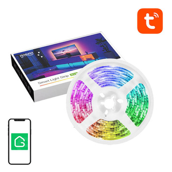 GOSUND LED WIFI RGB TAŚMA 2,8M DO TUYA ŁATWE STEROWANIE ZA POMOCĄ