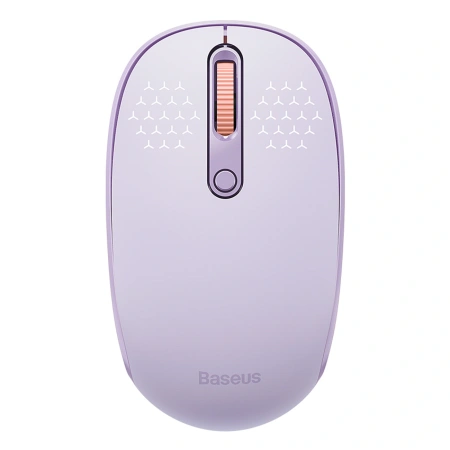 Myszka bezprzewodowa Baseus F01B 2.4GHz + Bluetooth 3.0 + 5.0 - fioletowa