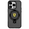 Etui Ferrari Ring Stand 2023 Collection MagSafe do iPhone 15 Pro Max - czarne