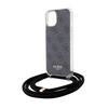 GUESS ETUI DO IPHONE 15 14 13 6.1 CROSSBODY CORD Z WYTRZYMAŁEGO MATERIAŁU