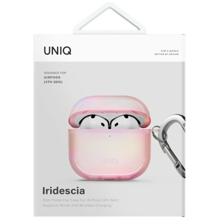 UNIQ ETUI CASE POKROWIEC DO AIRPODS 4 HANG CASE IRIDESCENT HOLO