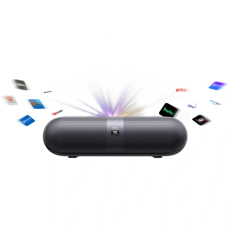 Projektor multimedialny Yaber K300s laserowy RGB FullHD 1080p z głośnikami JBL - czarny
