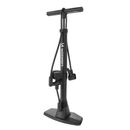 Pompka rowerowa Wozinsky WPR-02 podłogowa - czarna
