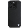 BMW ETUI HARDCASE SIGN LEATHER CROSSING LINES PATTERN DO IPHONE 16 PRO 6.3
