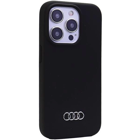 Etui Audi Silicone Case do iPhone 15 Pro Max - czarne
