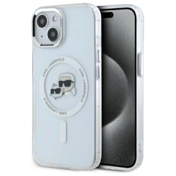 KARL LAGERFELD ETUI DO IPHONE 15 6.1 KARL&CHOUPETTE IML METAL Z DO MAGSAFE