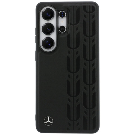 Etui Mercedes Laurel Leaves MagSafe do Samsung Galaxy S26 Ultra czarny