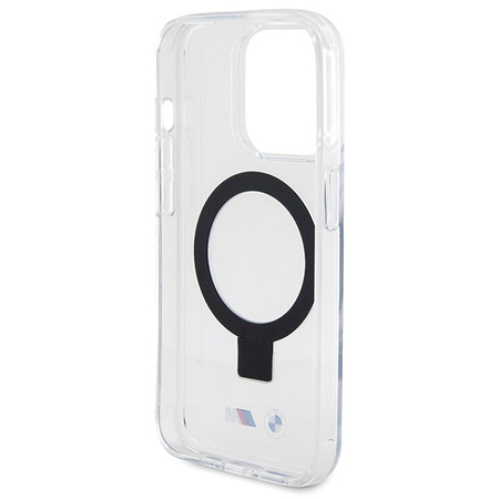 BMW ETUI CASE HARD DO IPHONE 15 PRO DO MAGSAFE Z RING STAND BMHMP15LURST