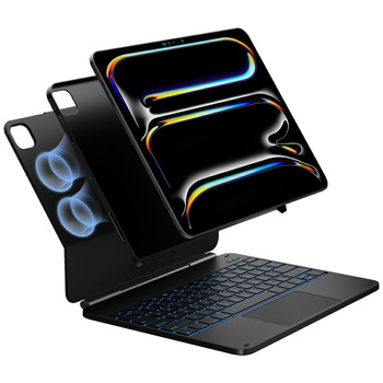 Etui Typecase Edge + z klawiaturą do     iPad Air 13" 2024/2025 czarny