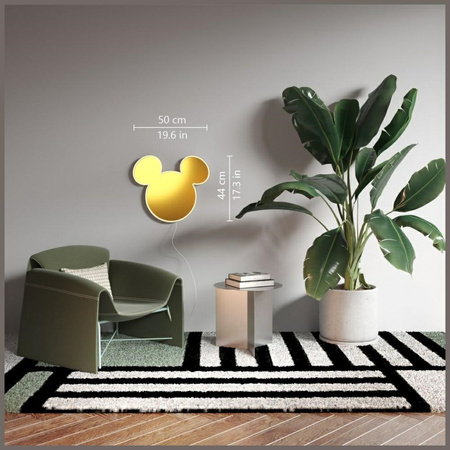 Neon Yellowpop Disney Mickey Mirror      złoty