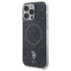 US POLO ASSN POKROWIEC DO MAGSAFE DO IPHONE 16 PRO 6.3 CZARNY Z RINGIEM