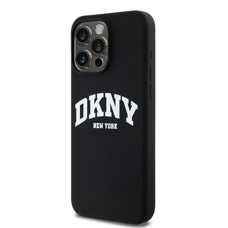 DKNY ETUI HARDCASE LIQUID SILICONE DO IPHONE 15 PRO MAX DO MAGSAFE BIAŁE