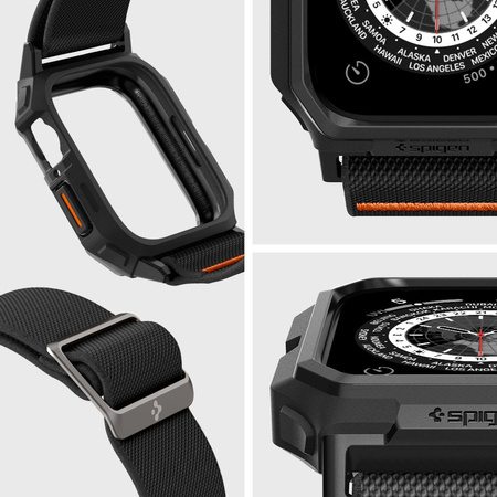 SPIGEN ETUI LITE FIT PRO DO APPLE WATCH 4 5 6 7 8 9 SE 44 45 MM OCHRONNE
