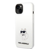 Karl Lagerfeld KLHCP14MSNCHBCH iPhone 14 Plus 6,7" hardcase biały/white Silicone Choupette