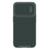 Nillkin Textured S Case etui iPhone 14 Pro pancerny pokrowiec z osłoną na aparat zielony