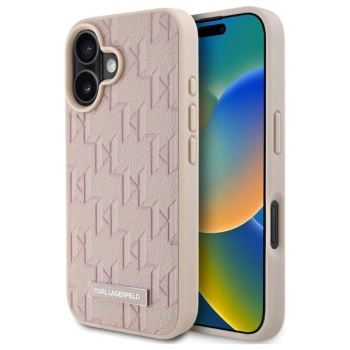 KARL LAGERFELD ETUI HARDCASE DO IPHONE 16 6.1 DO MAGSAFE Z HOT STAMP