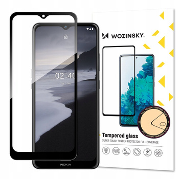 WOZINSKY SZKŁO HARTOWANE FULL GLUE DO NOKIA 2.4 NA CAŁY EKRAN CASE FRIENDLY