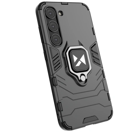 WOZINSKY POKROWIEC RING ARMOR DO SAMSUNG GALAXY S23 Z UCHWYTEM MAGNETYCZNYM