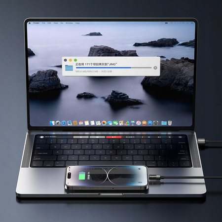 MCDODO KABEL USB LIGHTNING SZYBKIEGO ŁADOWANIA 36W DO IPHONE 13 14 1M LED