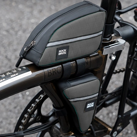 ROCKBROS TORBA ROWEROWA TRÓJKĄTNA NA RAMĘ 0,8L DO ROWERU KOMPAKTOWA