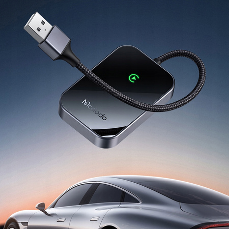 MCDODO ADAPTER BEZPRZEWODOWY DO APPLE CARPLAY WIRELESS BLUETOOTH USB USB-C