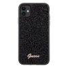 Etui Guess Disco Metal Script na iPhone 11 / Xr - czarne