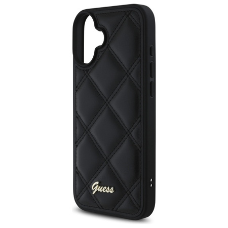 GUESS ETUI HARDCASE DO IPHONE 16 PLUS 6.7 QUILTED METAL LOGO WYSOKA JAKOŚĆ