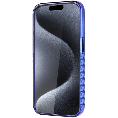 Etui Audi IML Big Logo MagSafe na iPhone 15 Pro - niebieskie