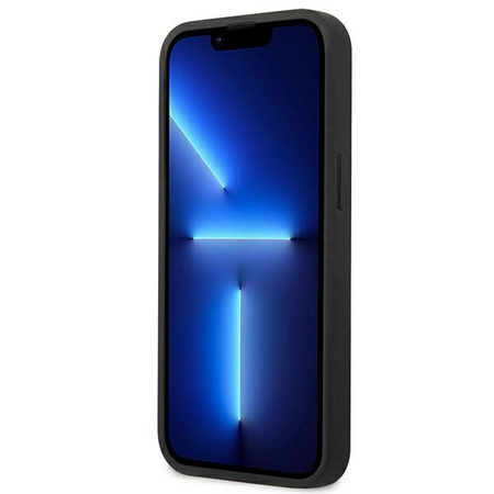 GUESS POKROWIEC DO IPHONE 14 15 6,1 4G HARD CASE ZŁOTE METAL LOGO