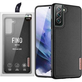 Dux Ducis Fino etui pokrowiec pokryty nylonowym materiałem Samsung Galaxy S22+ (S22 Plus) czarny