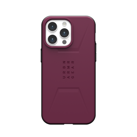 UAG Civilian Magsafe - obudowa ochronna do iPhone 15 Pro Max (bordeaux)