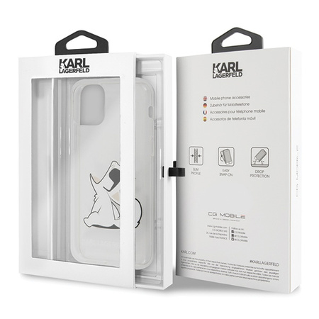 KARL LAGERFELD KLHCN61CFNRC ETUI DO IPHONE 11 6,1 Xr Z WZOREM CHOUPETTE FUN