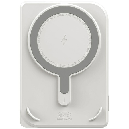 Powerbank Skinarma Nexus Nova Magnetic Kick-Stand 5000mAh 20W PD USB-C MagSafe jasno szary