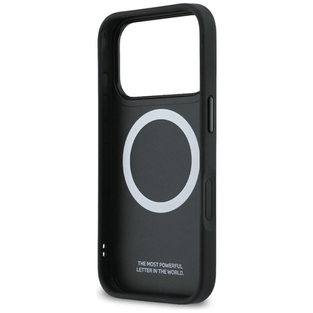 Etui BMW M Shape Logo MagSafe do iPhone 17 Pro szary