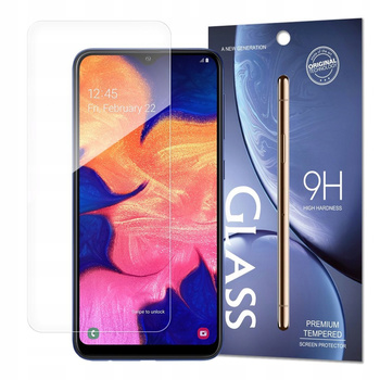 HURTEL SZKŁO HARTOWANE 9H DO SAMSUNG GALAXY A10 OPAKOWANIE ZABEZPIECZENIE