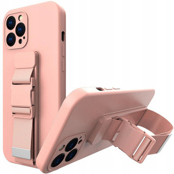 HURTEL ROPE CASE ŻELOWE ETUI ZE SMYCZĄ DO IPHONE 12 MINI OCHRONA