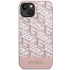 Etui Guess GUHMP14MHGCFSEP na iPhone 14 Plus - różowe GCube Stripes MagSafe