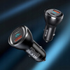 MCDODO MOCNA SZYBKA ŁADOWARKA SAMOCHODOWA MIERNIK 2X USB USB-C 95W LED