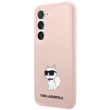 Karl Lagerfeld KLHCS23MSNCHBCP S23+ S916 hardcase różowy/pink Silicone Choupette