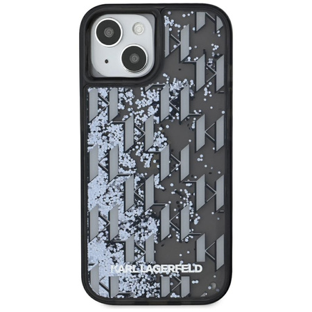 KARL LAGERFELD ETUI LIQUIDE GLITTER MONOGRAM GRADIENT DO IPHONE 15 OCHRONNE