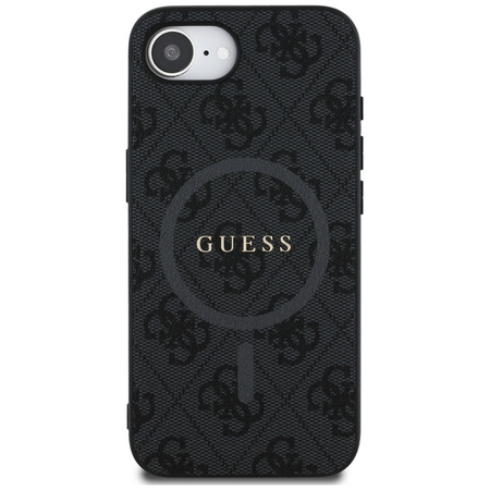 GUESS ETUI RING CLASSIC LOGO DO IPHONE 16E DO MAGSAFE Z MAGNETYCZNYM