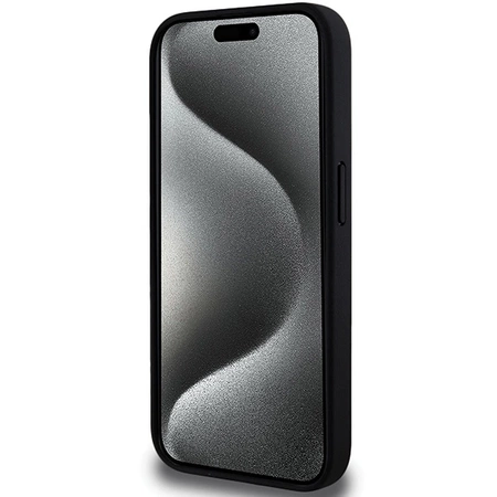 Etui BMW Perforated Tricolor Line na iPhone 15 Pro Max - czarne